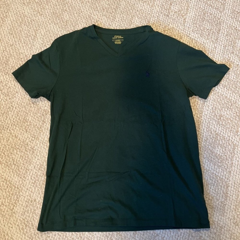 Polo by Ralph Lauren Men's Short Sleeve T-Shirt size M Dark Green